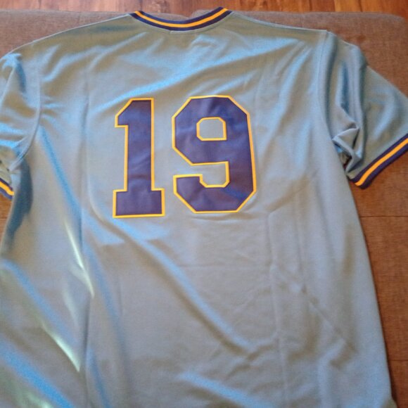 Brand New Milwaukee Brewers Jersey Robin Yount #19 Blue Men's X-Large XL - Picture 6 of 10